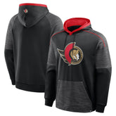 NHL Ottawa Senators Fanatics Goaltender Defender Pullover Hoodie - Black