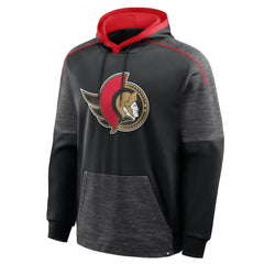 NHL Ottawa Senators Fanatics Goaltender Defender Pullover Hoodie - Black