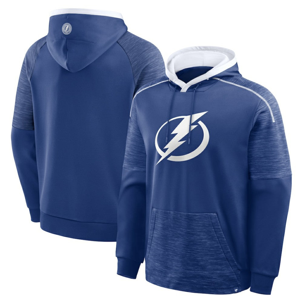 NHL Tampa Bay Lightning Fanatics Goaltender Defender Pullover Hoodie - Blue