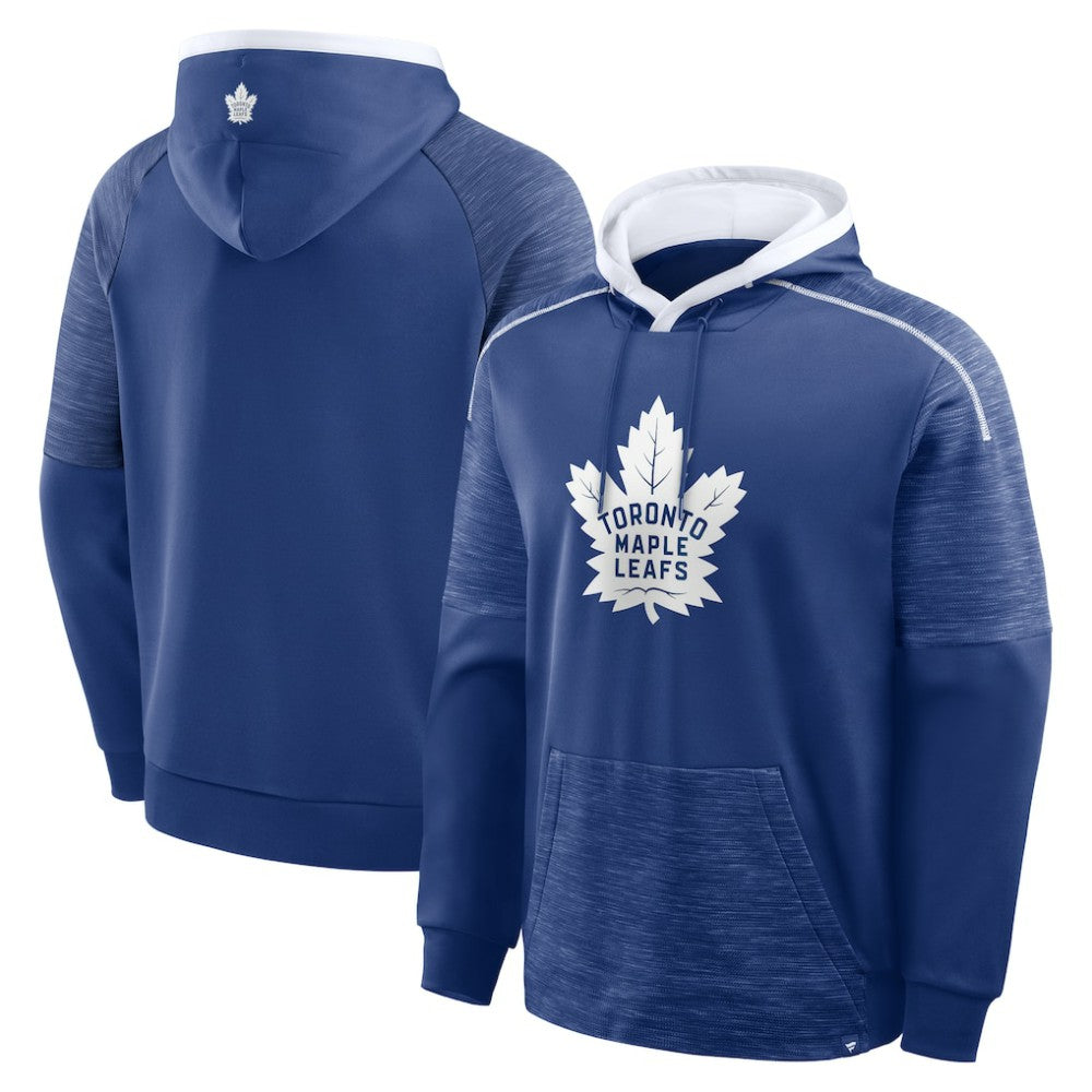 NHL Toronto Maple Leafs Fanatics Goaltender Defender Pullover Hoodie - Blue