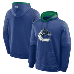 NHL Vancouver Canucks Fanatics Goaltender Defender Pullover Hoodie - Blue