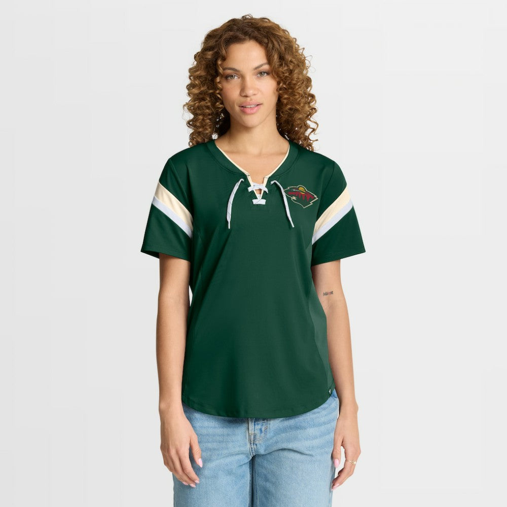 NHL Minnesota Wild Fanatics Women's Offside Athena T-Shirt - Green