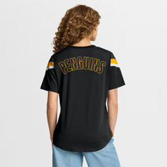NHL Pittsburgh Penguins Fanatics Women's Offside Athena T-Shirt - Black