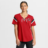 NHL New Jersey Devils Fanatics Women's Offside Athena T-Shirt - Red