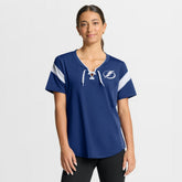 NHL Tampa Bay Lightning Fanatics Women's Offside Athena T-Shirt - Blue