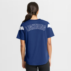 NHL Tampa Bay Lightning Fanatics Women's Offside Athena T-Shirt - Blue