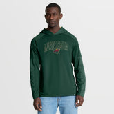 NHL Minnesota Wild Fanatics Penalty Shot Long Sleeve Hoodie T-Shirt - Green