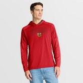 NHL Chicago Blackhawks Fanatics Penalty Shot Long Sleeve Hoodie T-Shirt - Red