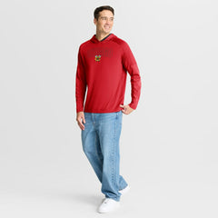 NHL Chicago Blackhawks Fanatics Penalty Shot Long Sleeve Hoodie T-Shirt - Red