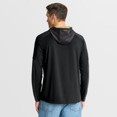 NHL Vegas Golden Knights Fanatics Penalty Shot Long Sleeve Hoodie T-Shirt - Black