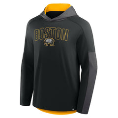 NHL Boston Bruins Fanatics Penalty Shot Long Sleeve Hoodie T-Shirt - Black