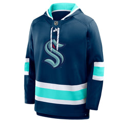 NHL Seattle Kraken Fanatics Prime Time Fleece Hoodie - Deep Sea Blue