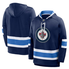NHL Winnipeg Jets Fanatics Prime Time Fleece Hoodie - Navy