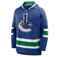 NHL Vancouver Canucks Fanatics Prime Time Fleece Hoodie - Blue