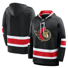 NHL Ottawa Senators Fanatics Prime Time Fleece Hoodie - Black