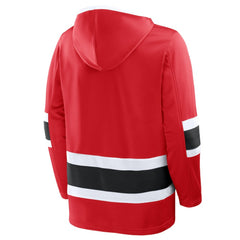 NHL Carolina Hurricanes Fanatics Prime Time Fleece Hoodie - Red