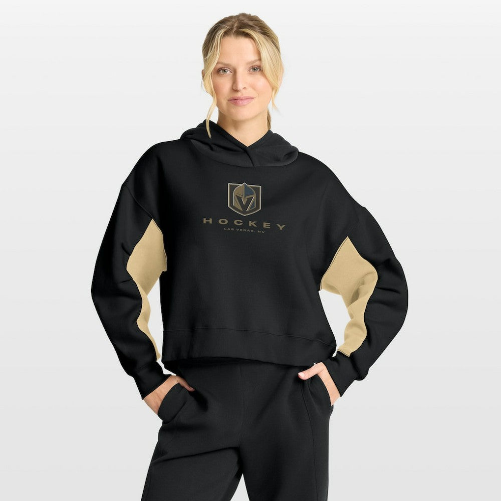 NHL Vegas Golden Knights Fanatics Women's Back Check Boxy Hoodie - Black