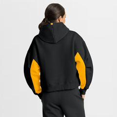 NHL Pittsburgh Penguins Fanatics Women's Back Check Boxy Hoodie - Black