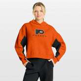 NHL Philadelphia Flyers Fanatics Women's Back Check Boxy Hoodie - Orange