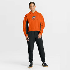NHL Anaheim Ducks Fanatics Women's Back Check Boxy Hoodie - Orange
