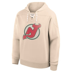 NHL New Jersey Devils Fanatics Vintage Hoodie - Cream