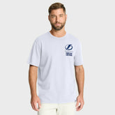 NHL Tampa Bay Lightning Fanatics Crash The Net Legacy T-Shirt - White