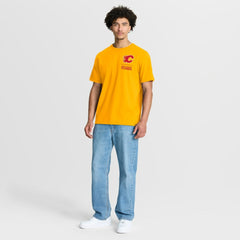 NHL Calgary Flames Fanatics Crash The Net Legacy T-Shirt - Gold