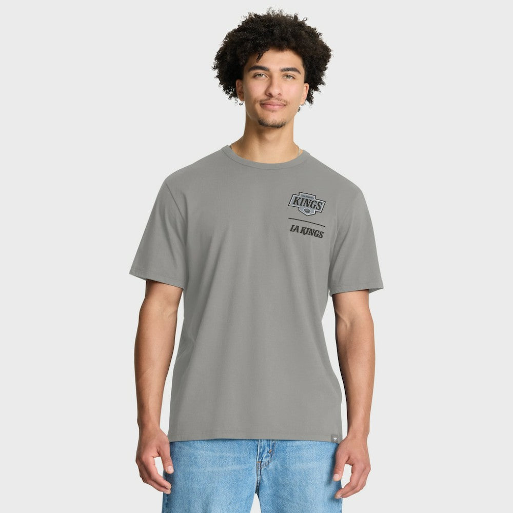 NHL Los Angeles Kings Fanatics Crash The Net Legacy T-Shirt - Gray