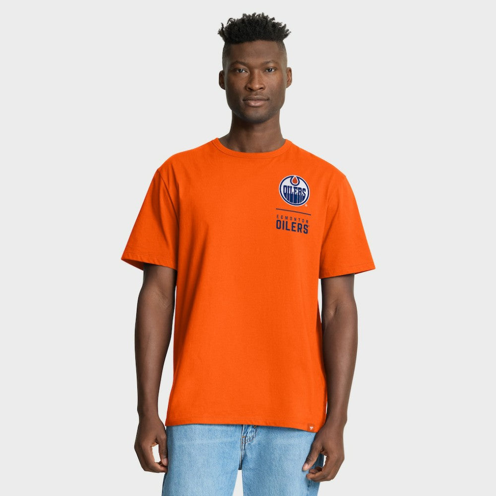 NHL Edmonton Oilers Fanatics Crash The Net Legacy T-Shirt - Orange