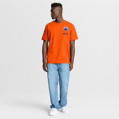 NHL Edmonton Oilers Fanatics Crash The Net Legacy T-Shirt - Orange