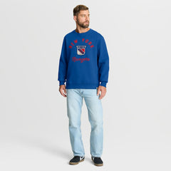 NHL New York Rangers Fanatics Vintage Stickler Sweatshirt - Blue