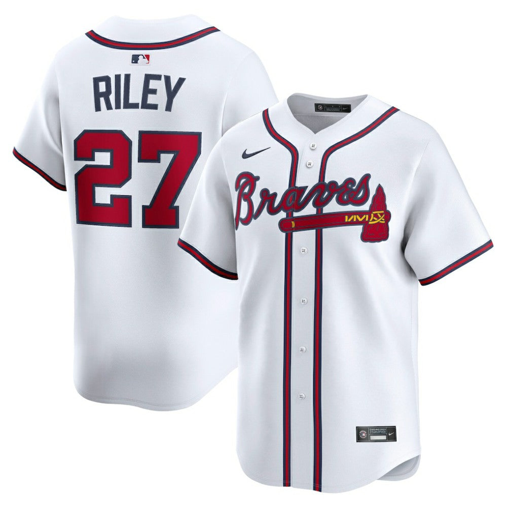 MLB Austin Riley Atlanta Braves Nike Home Limited Player Jersey - White