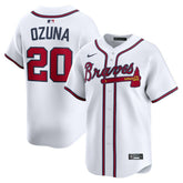 MLB Marcell Ozuna Atlanta Braves Nike Home Limited Player Jersey - White