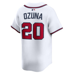 MLB Marcell Ozuna Atlanta Braves Nike Home Limited Player Jersey - White