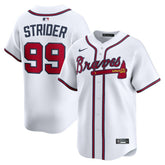 MLB Spencer Strider Atlanta Braves Nike Home Limited Player Jersey - White