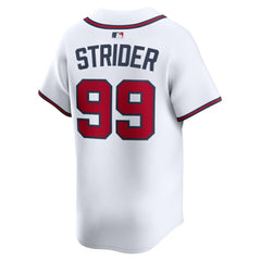 MLB Spencer Strider Atlanta Braves Nike Home Limited Player Jersey - White