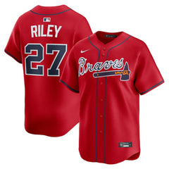 MLB Austin Riley Atlanta Braves Nike Alternate Limited Player Jersey - Red