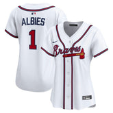 MLB Ozzie Albies Atlanta Braves Nike Women's Home Limited Player Jersey - White