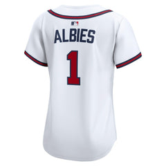 MLB Ozzie Albies Atlanta Braves Nike Women's Home Limited Player Jersey - White