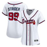 MLB Spencer Strider Atlanta Braves Nike Women's Home Limited Player Jersey - White