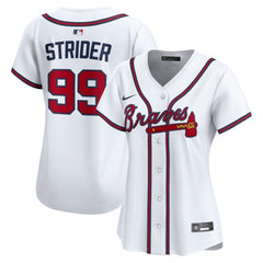 MLB Spencer Strider Atlanta Braves Nike Women's Home Limited Player Jersey - White