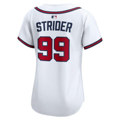 MLB Spencer Strider Atlanta Braves Nike Women's Home Limited Player Jersey - White
