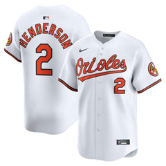 MLB Gunnar Henderson Baltimore Orioles Nike Home Limited Player Jersey - White