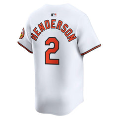 MLB Gunnar Henderson Baltimore Orioles Nike Home Limited Player Jersey - White