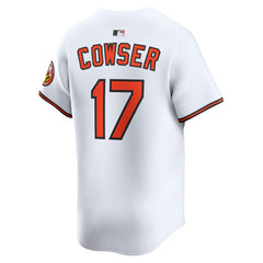 MLB Colton Cowser Baltimore Orioles Nike Home Limited Player Jersey - White