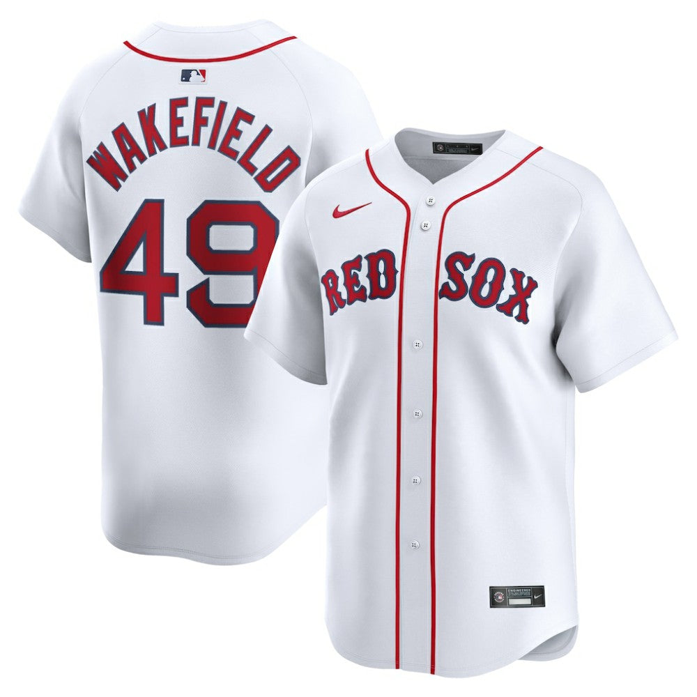 MLB Tim Wakefield Boston Red Sox Nike Home Limited Player Jersey - White