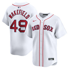 MLB Tim Wakefield Boston Red Sox Nike Home Limited Player Jersey - White