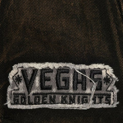 NHL Vegas Golden Knights Mitchell & Ness Downtown Snow Wash Pro-Crown Adjustable Hat - Black