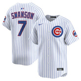 MLB Dansby Swanson Chicago Cubs Nike Home Limited Player Jersey - White