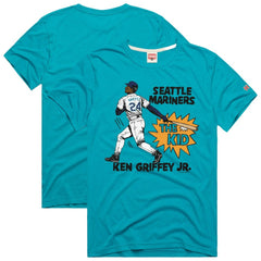 Ken Griffey Jr. Seattle Mariners Homage Graphic Player T-Shirt - Teal T-shirts